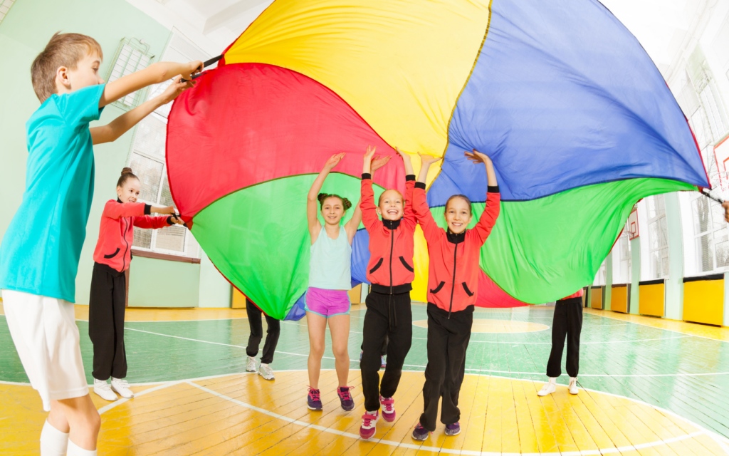 can a parachute teach a child to breathe
