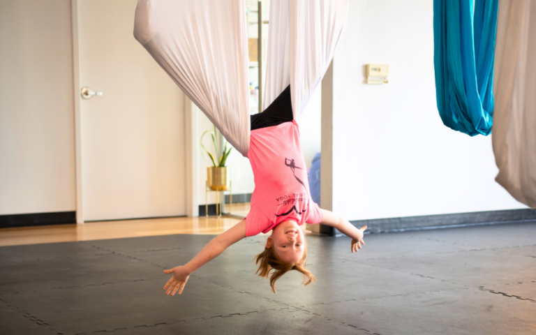 Enhancing Mental Health with Kids Aerial Yoga - Mindful Child Wellness